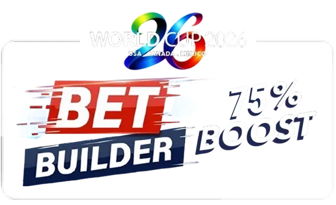 Bet Builder met 75% boost voor het WK 2026